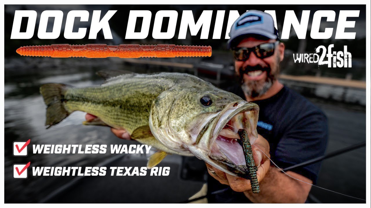 How to Weightless Wacky and Texas Rig Boat Docks for Bass