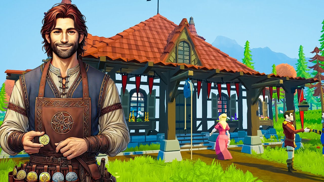 FIRST Look At The Life Of A Medieval Shopkeeper Survival Game! Cozy Keep Gameplay Part 1