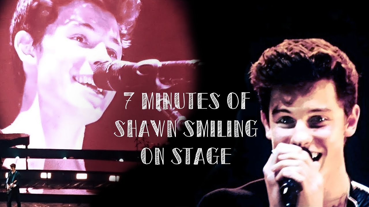 Shawn being SUPER HAPPY and smiling a lot on stage! | Amsterdam