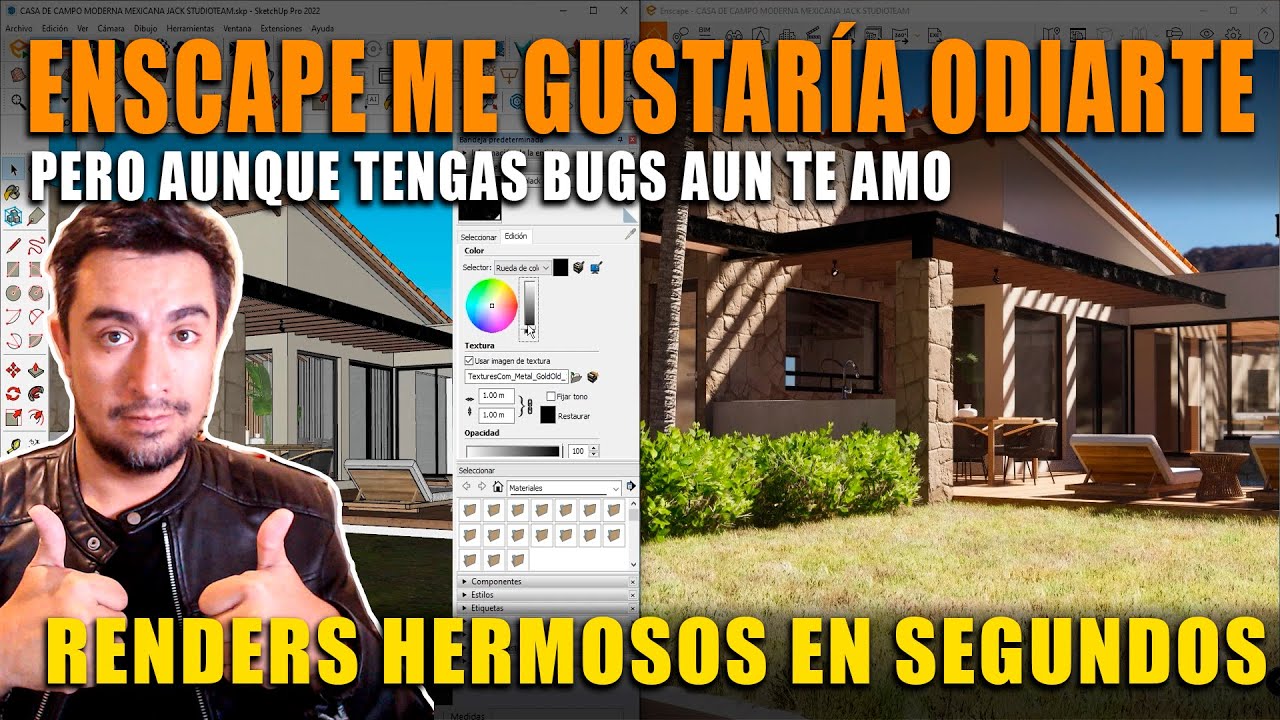 ENSCAPE RENDER ES TÁN FÁCIL DE USAR QUE PARECE UN JUEGO