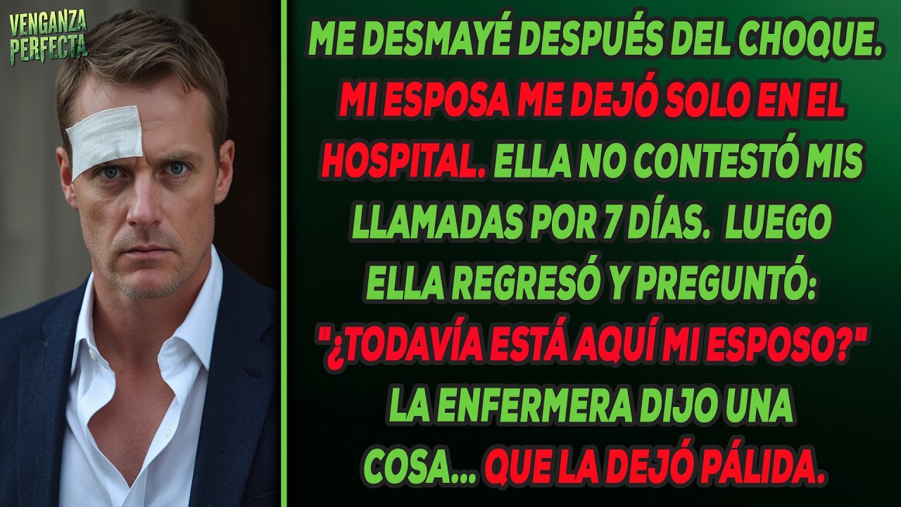 Después del accidente, mi esposa me dejó solo en el hospital y desapareció. 7 días después …
