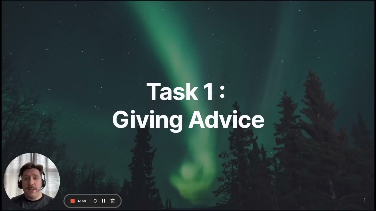 CELPIP Task 1 - Expert Native Speaker Response