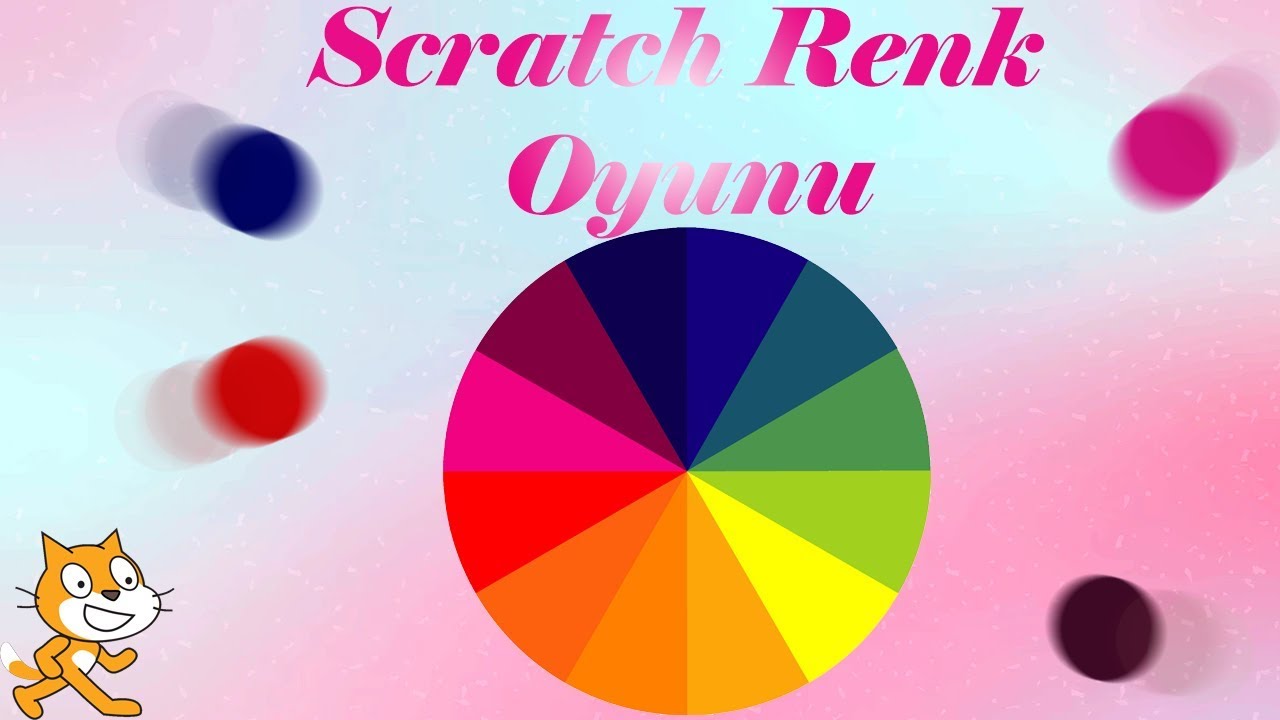 Scratch Renk Toplarını Yakalama Oyunu