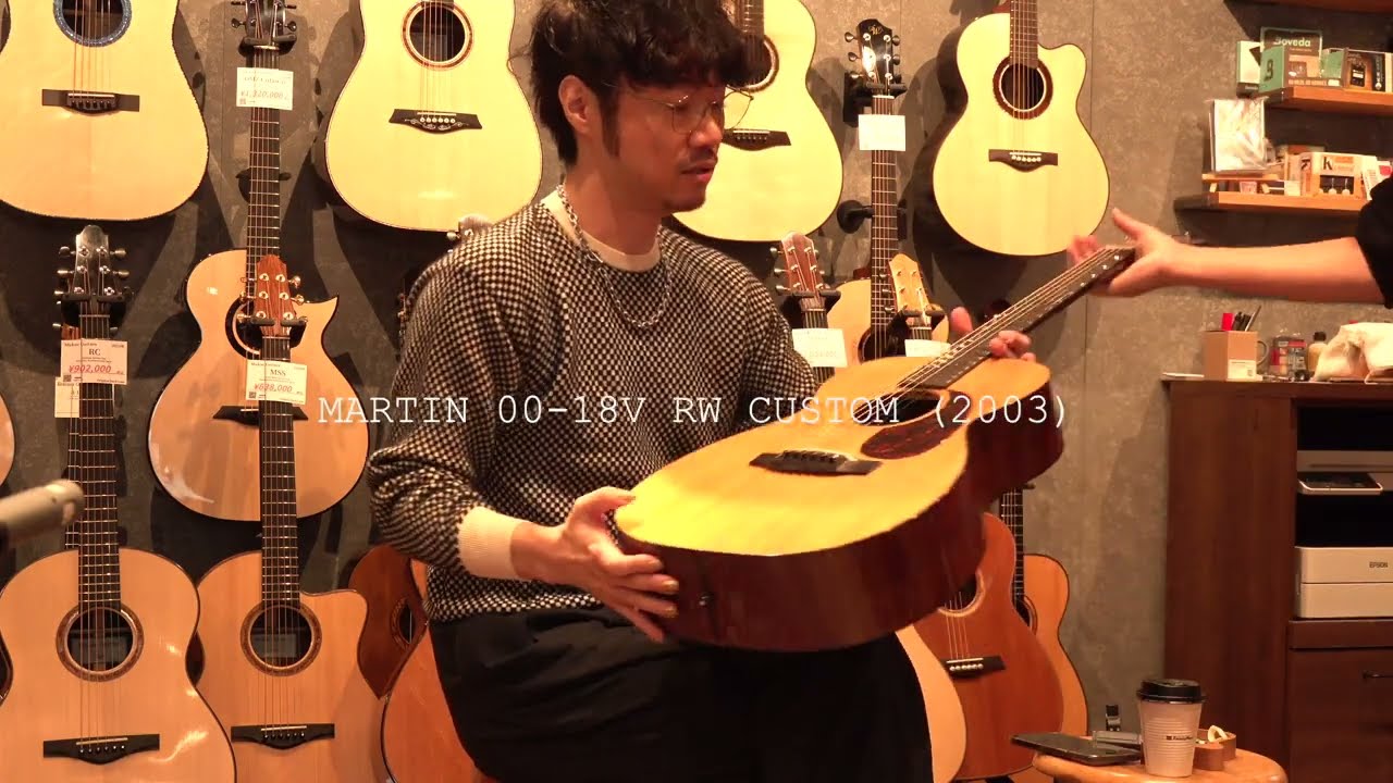 Martin 00-18V RW custom (2003) Blue-G & Tetsuro Toyama