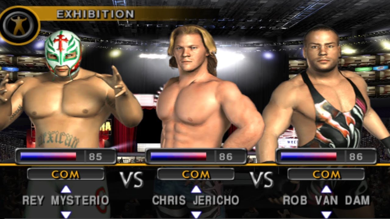 WWE Day of Reckoning 2: Hardcore Triple Threat - RVD vs Rey Mysterio vs Chris Jericho!