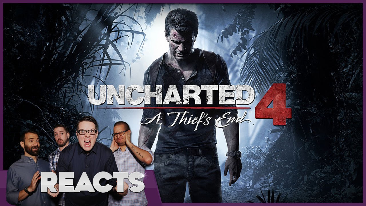 Let's Play Uncharted 4: A Thief's End - Kinda Funny Reacts