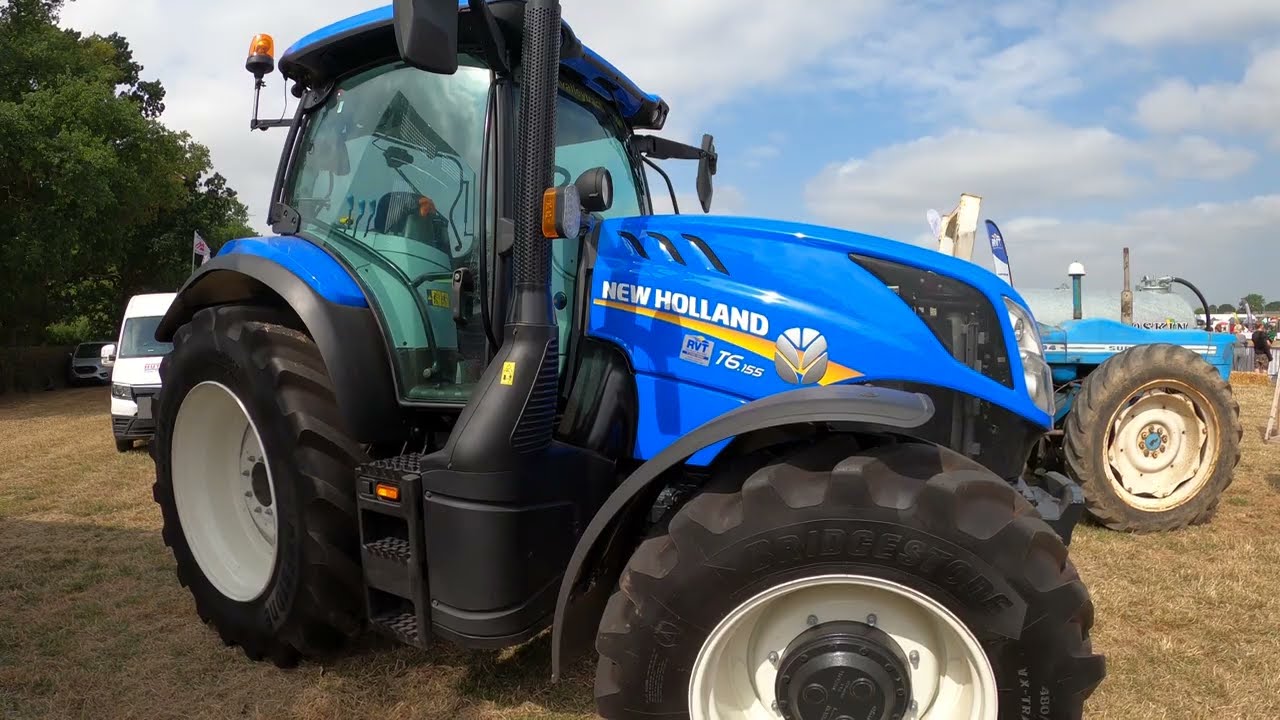 2025 New Holland T6.155 4.5 Litre 4-Cyl Diesel Tractor (125 / 155 HP) RVT at Minsterley Show 2025