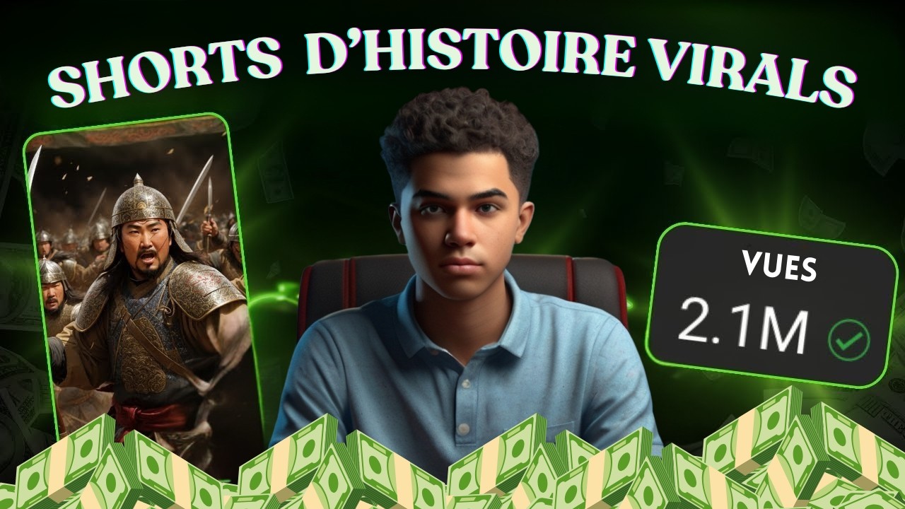 Gagner +10000$/mois sur Youtube en Créant Ces Shorts Virals D'histoire Animées Simplement💥