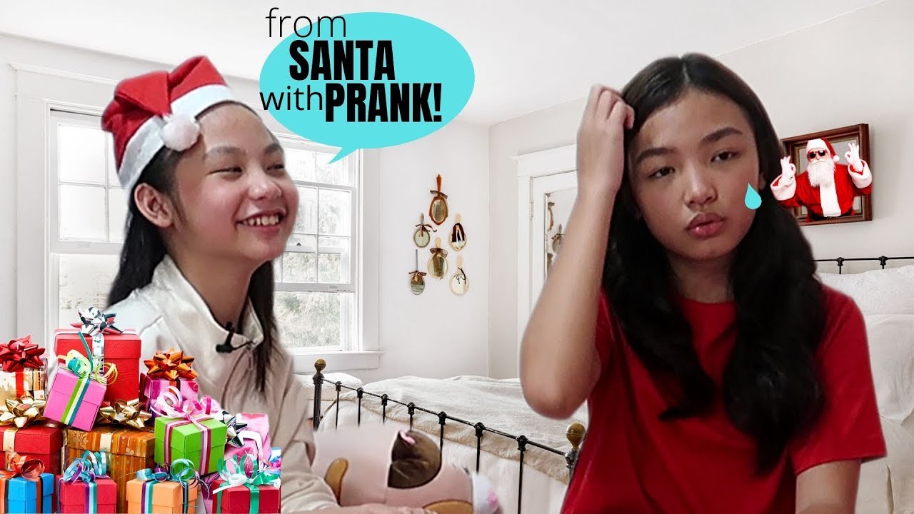 WHAT WE GOT FOR CHRISTMAS FROM SANTA with PRANK!! | Aurea & Alexa