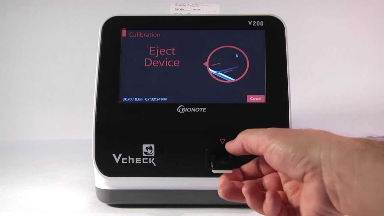 Bionote USA Vcheck V200 Installation Set Up and Calibration Test Guide