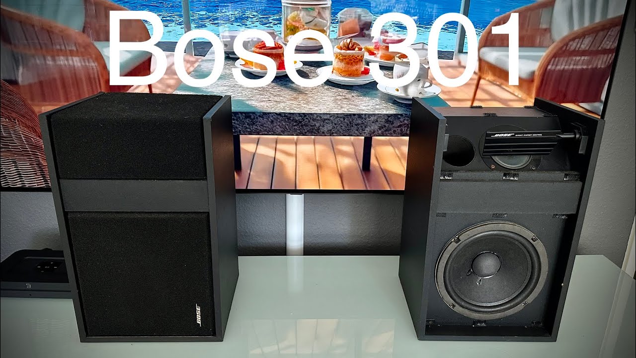 Bose 301 Series I Looking Inside Test Sound Demo