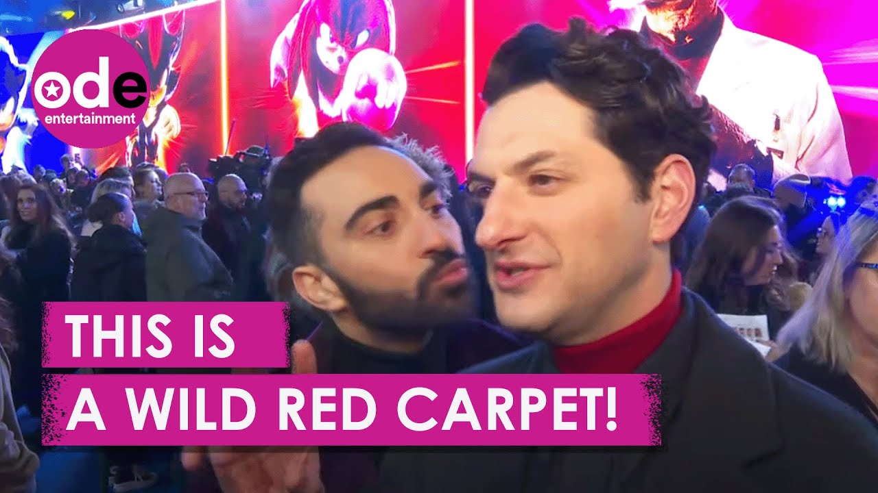 Ben Schwartz’ Chaotic Interview at the SONIC 3 Premiere