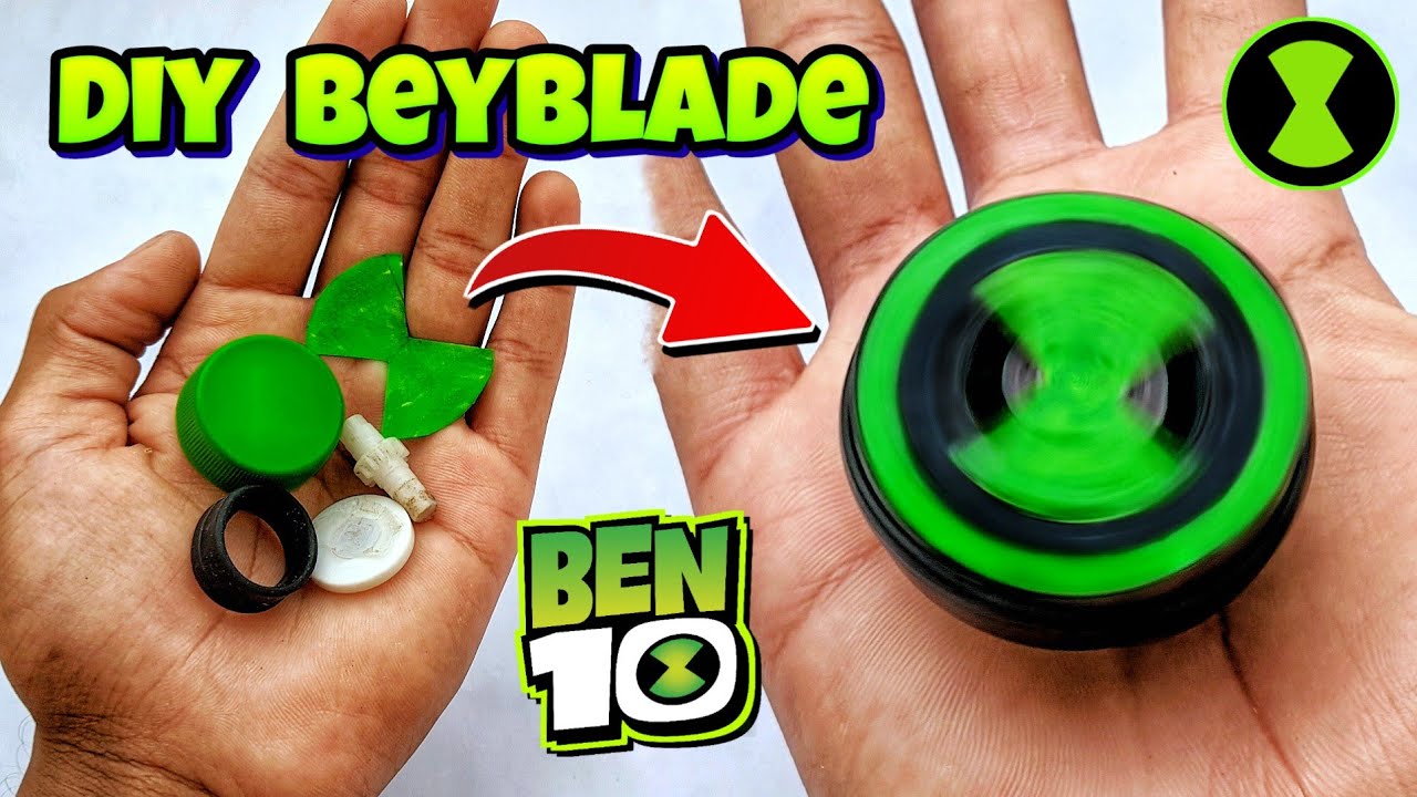 How to make Ben 10 Omnitrix Beyblade at Home | DIY Beyblade
