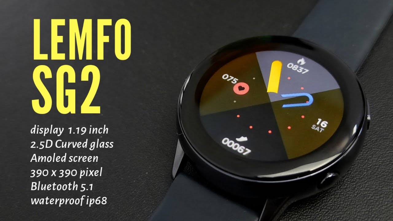 Smartwatch layar Amoled termurah!! - LEMFO SG2