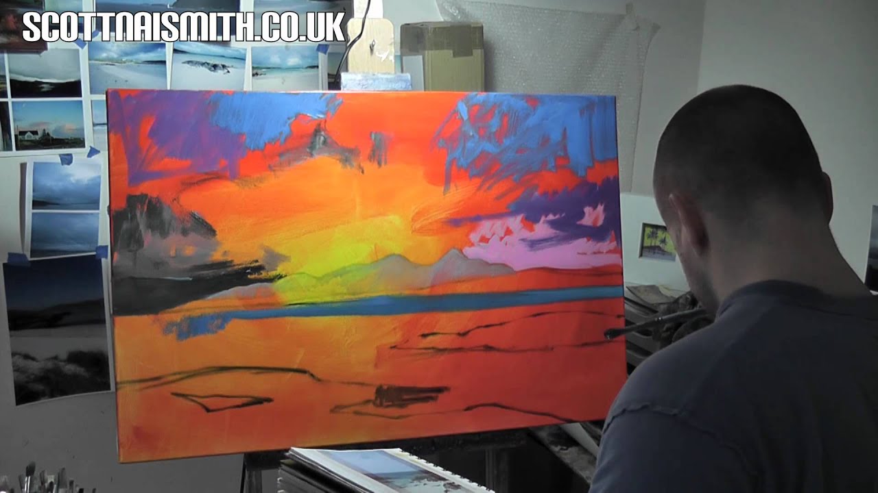 Oil Painting Demo: Sanna Sky