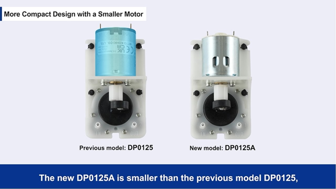 [NITTO KOHKI] DC-motor-driven pump: DP0125A