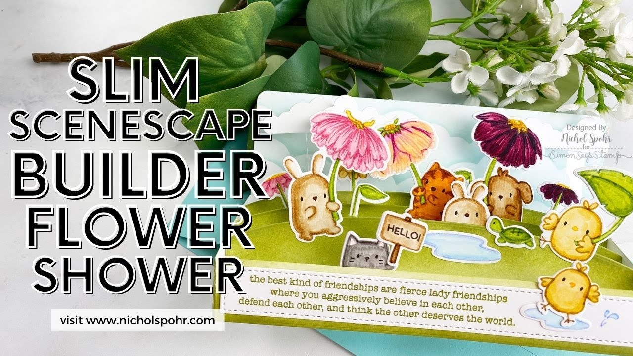 Slim Scenescape Builder Flower Shower (Mama Elephant)