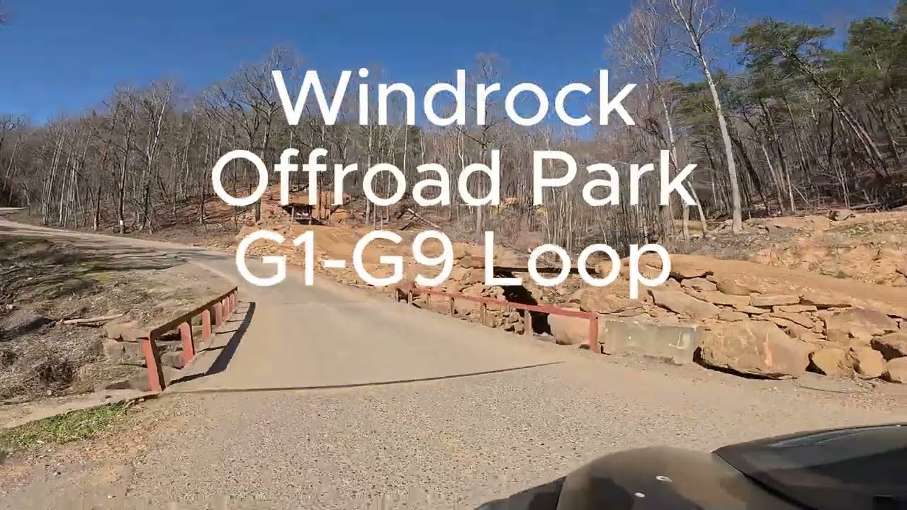 Windrock Offroad Park G1-G9 Loop ( Green and Blue Trails ) 4k