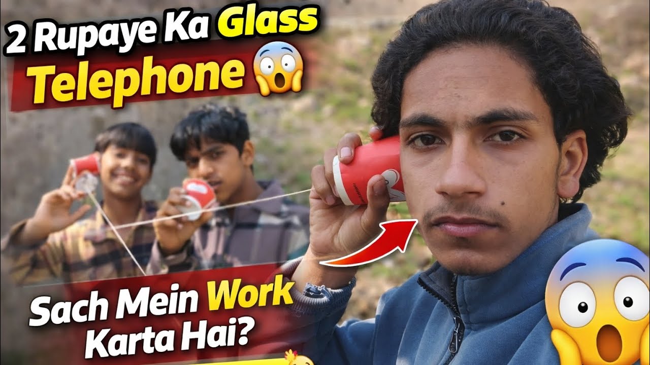 2 Rupaye Ka Glass Telephone Challenge 😱 | Sach Mein Work Karta Hai? | 4 Minute Funny Test...😅