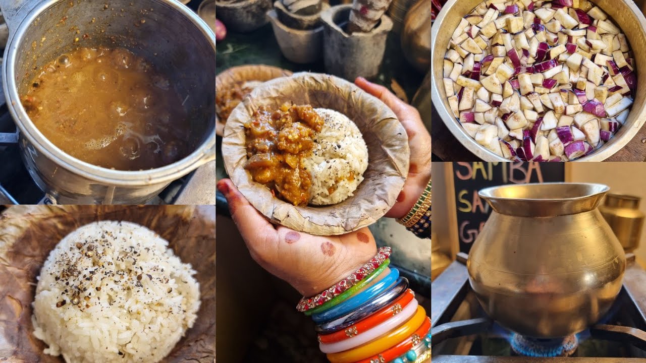 Samba sadam with kathirikai ( Brinjal ) gotsu recipe #foodzeee