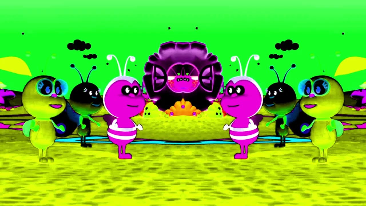 6 Happy Boogie Bugs Watching Their Friend 🐞😊✅️Sponsored by klasky csupo effects✅️