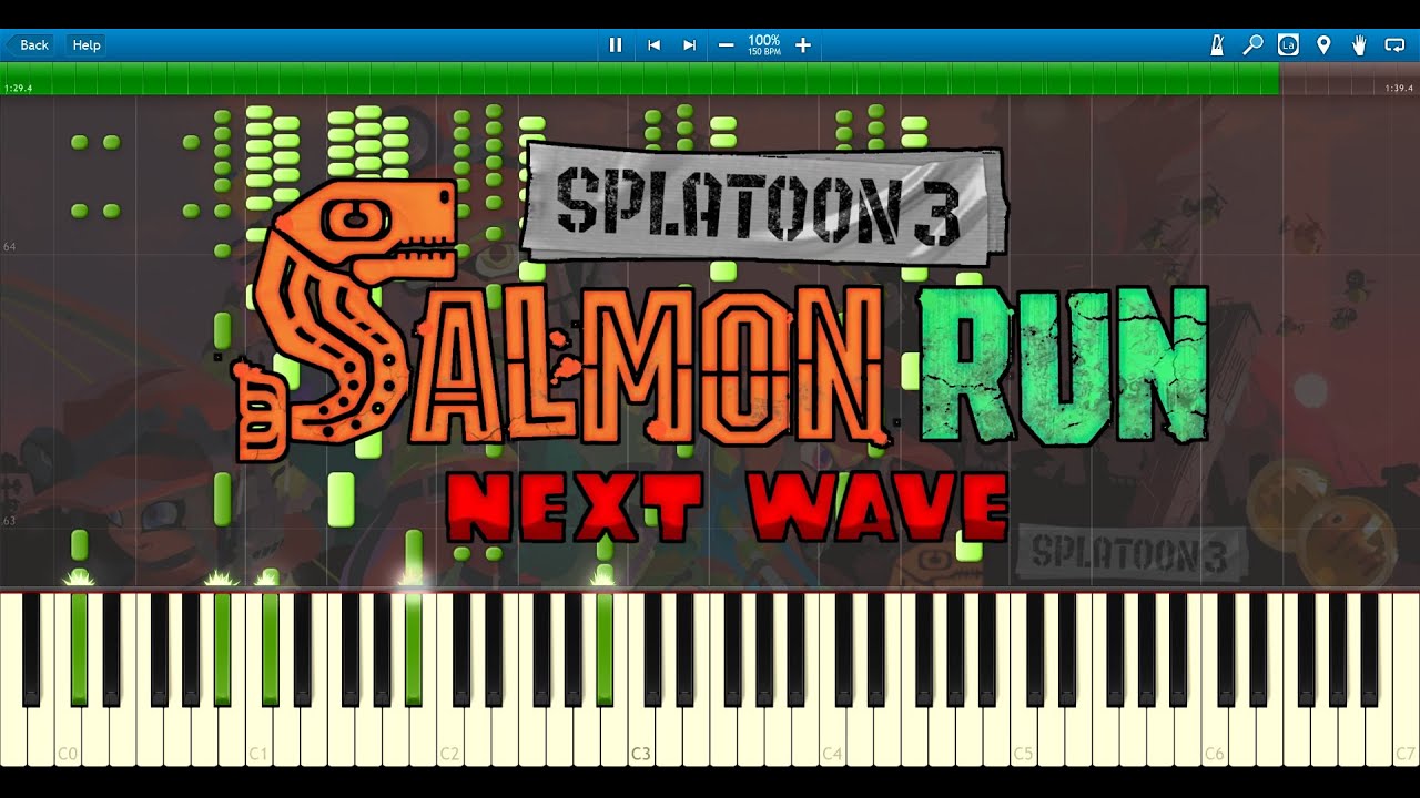 【ピアノアレンジ】ヨコヅナ戦 BGM 「峨々」【サーモンラン NEXT WAVE】