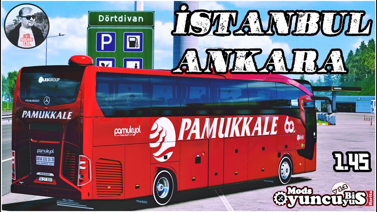 ETS 2 | İstanbul/Ankara Seferi | Pamukkale Turizm | Dörtdivan Dinlenme Tesisleri #g39 #oyuncuyusbis