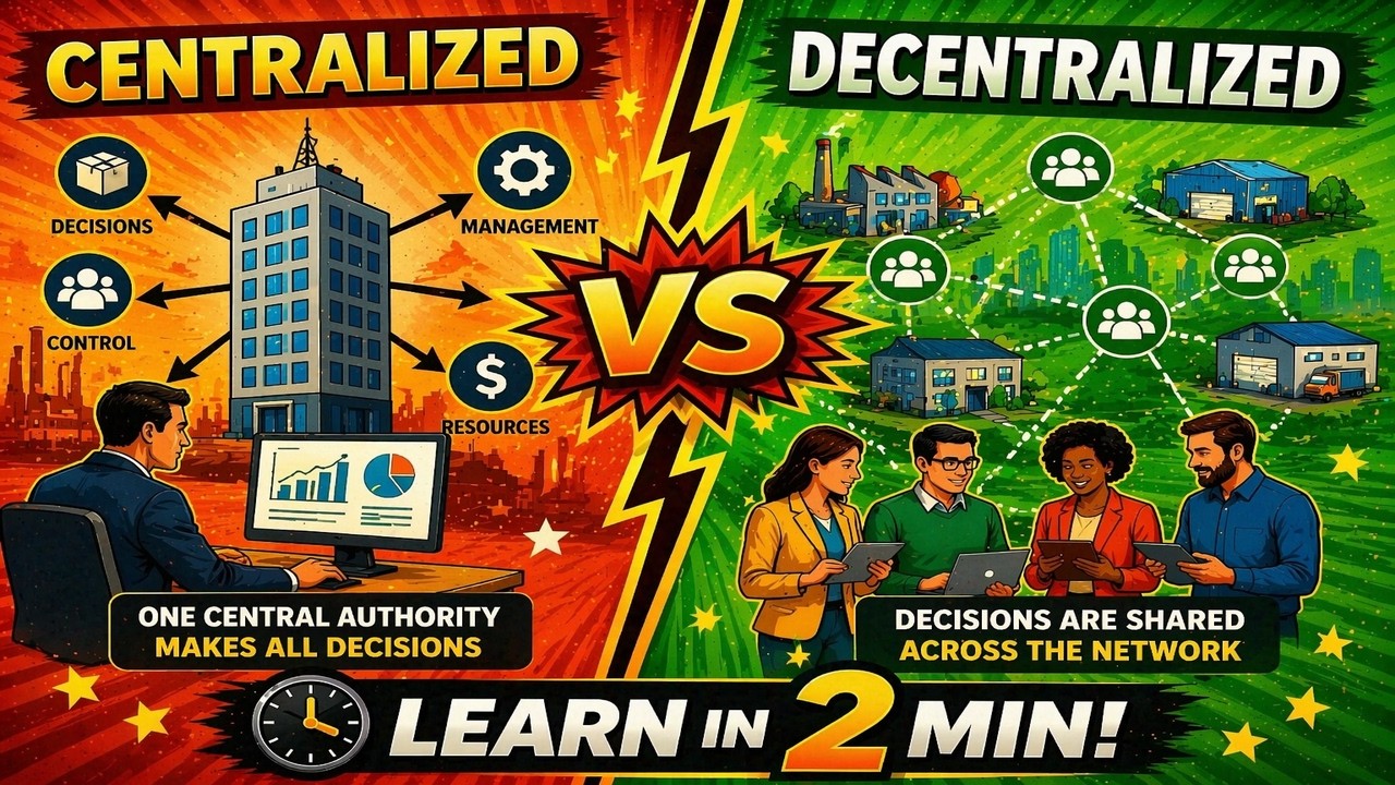 Centralized vs Decentralized
