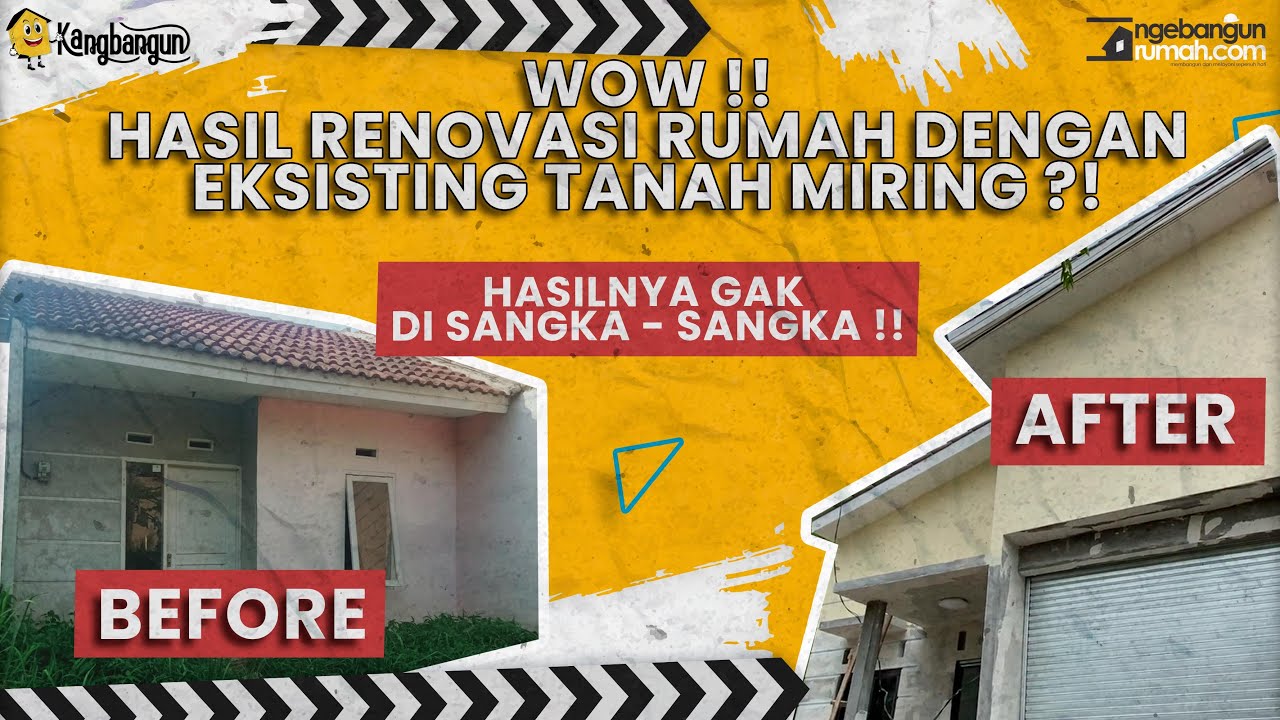 REVIEW RENOVASI RUMAH 1 LANTAI BERKONSEP MINIMALIS DENGAN LUAS TANAH 77 m2