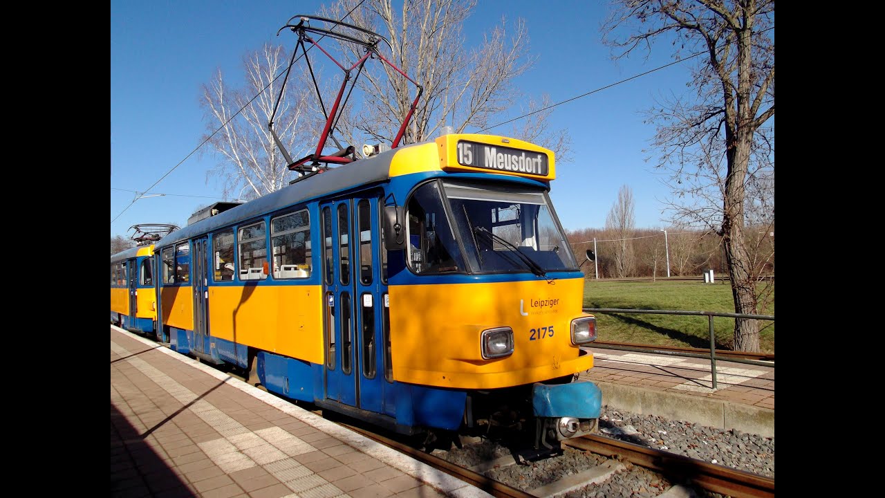 Tatra Bahnen in Leipzig