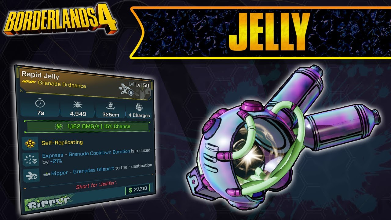 Borderlands 4 | Jelly Legendary Weapon Guide (Bouncy Hazards!)