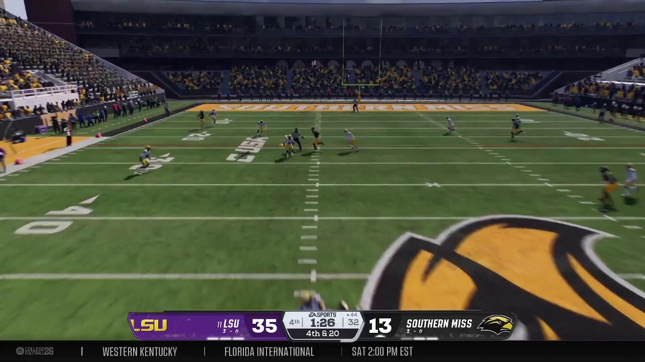 CFB 26 LSU 2043 Season Week 5