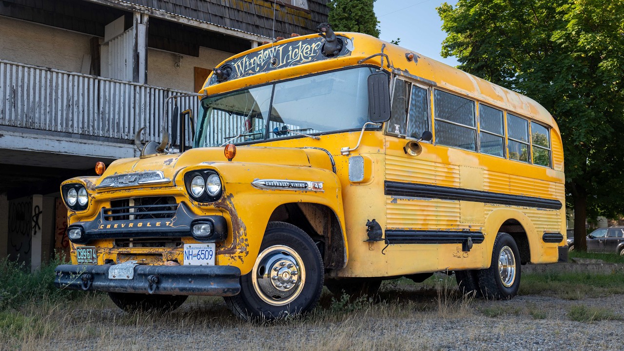 Когда рэт-род встречает жизнь вэна | Обзор Chevrolet Viking 40 Short Bus 1959 года