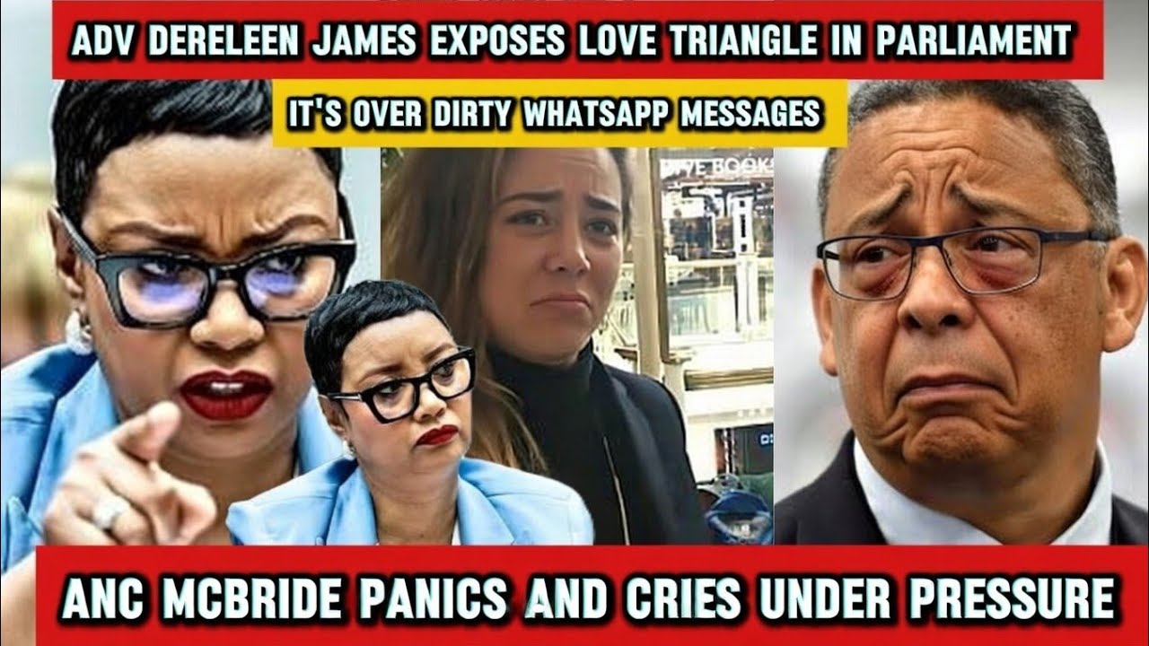 IT'S OVER ANC McBride panics and cries under pressure- DIRTY WhatsApp messages EXPOSED 