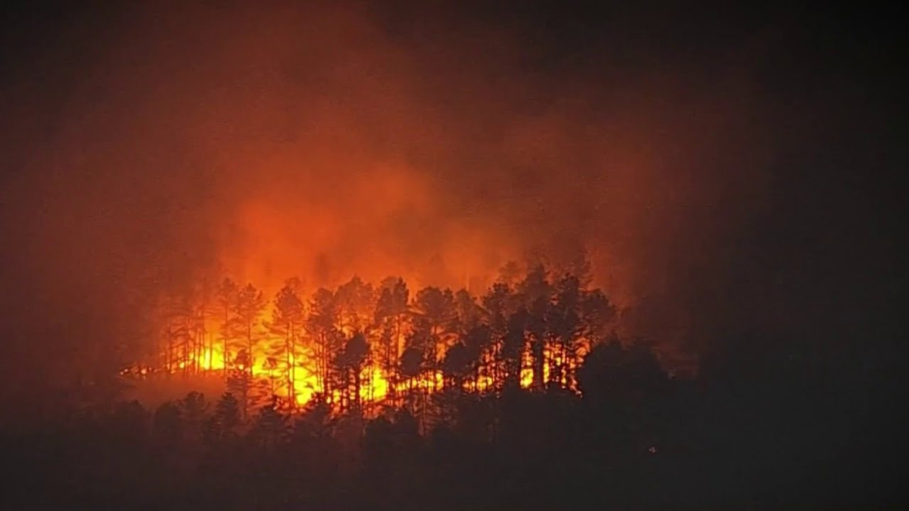 NJ Wildfire Continues to Burn in Burlington County