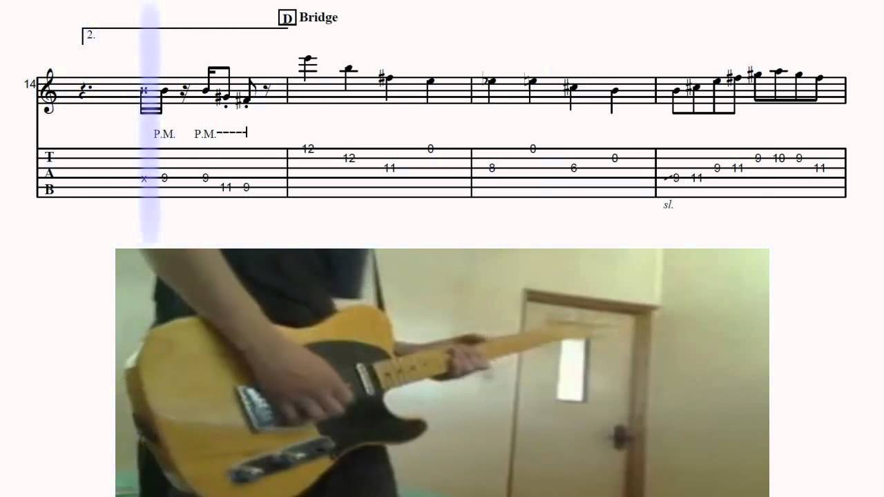 ギターで弾いた 【igrek-U】　演奏とTABを合わせてみた