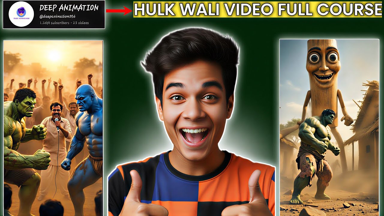 Ai Hulk wali video kaise banaye | Ai video kaise banaye | Ho To Create AI Video 
