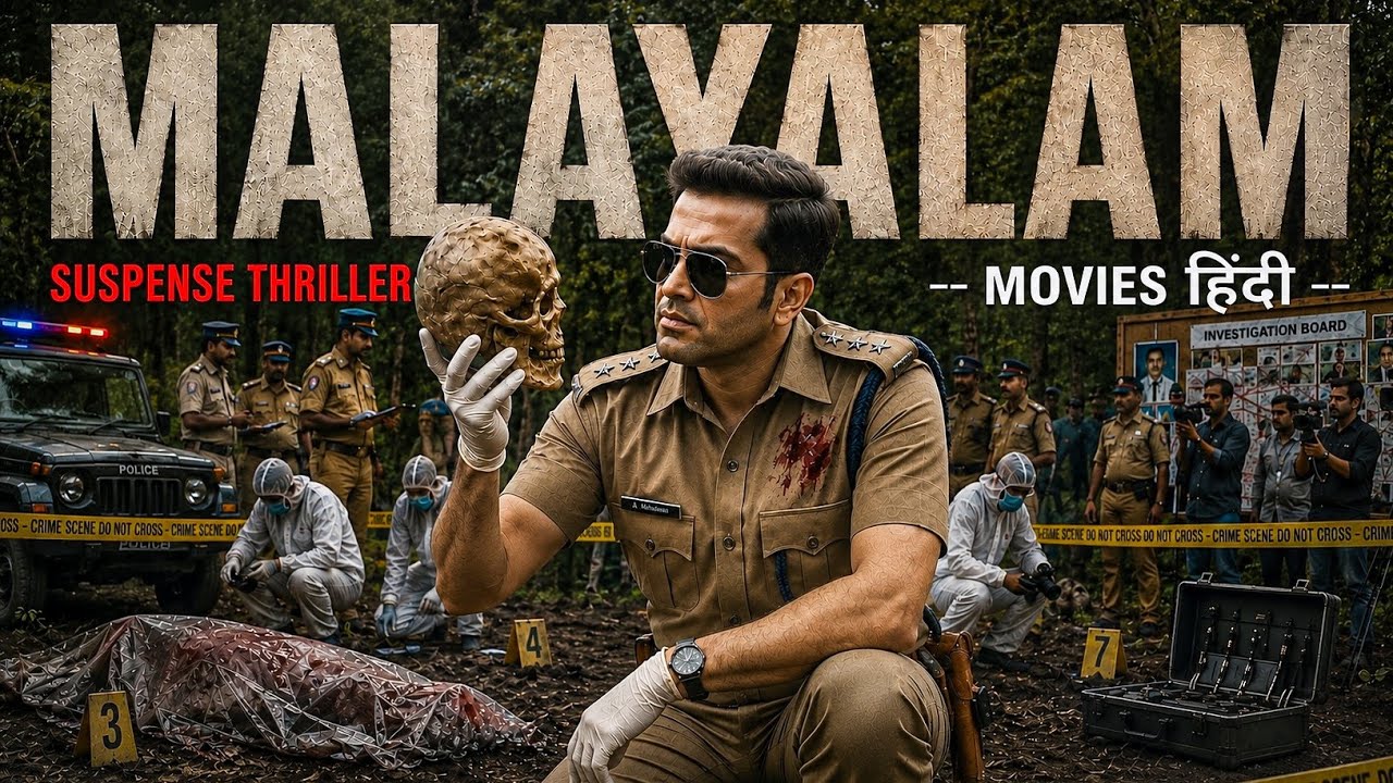 Top 7 Best Malayalam Suspense Thriller Movies in Hindi | 2026 South Murder Mystery Movies in Hindi 