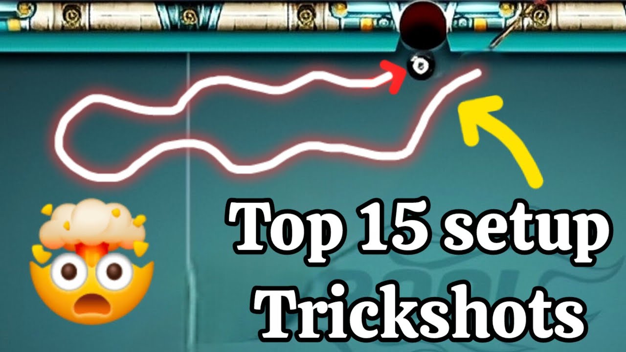 “15 INSANE Setup Trickshots in 8 Ball Pool 🎱 | Pro Tips & Tutorial”