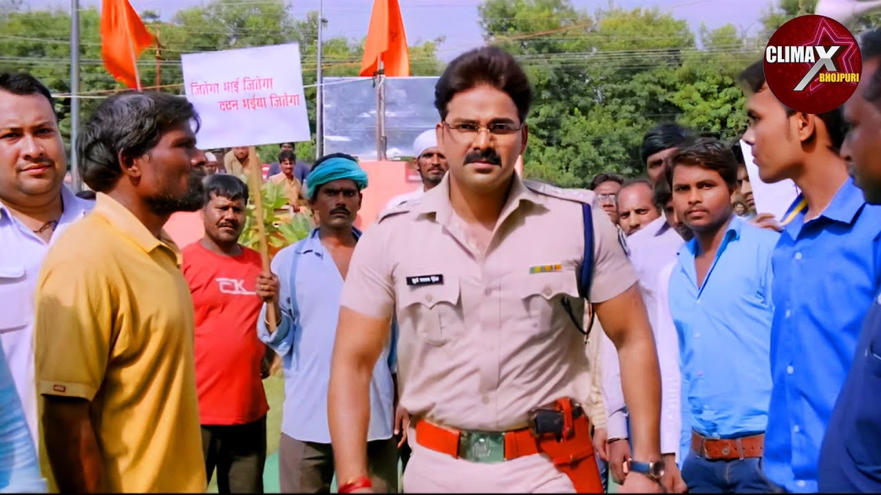 जबरदस्त अंतिम सीन - नेता चुनो गुंडा नहीं Powerstar Movie Climax | Pawan Singh, Akshra Bhojpuri Movie