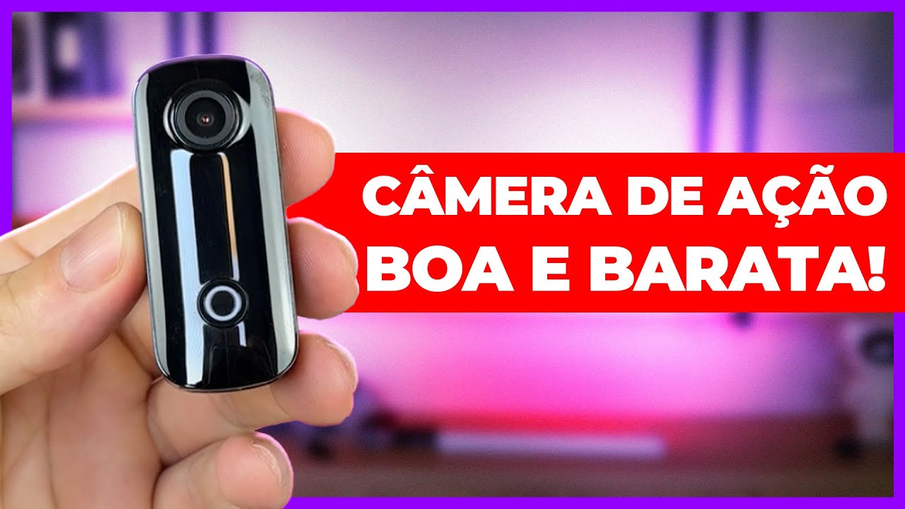 Essa mini CÂMERA DE AÇÃO É INCRÍVEL pelo preço! SJCAM C100 Plus