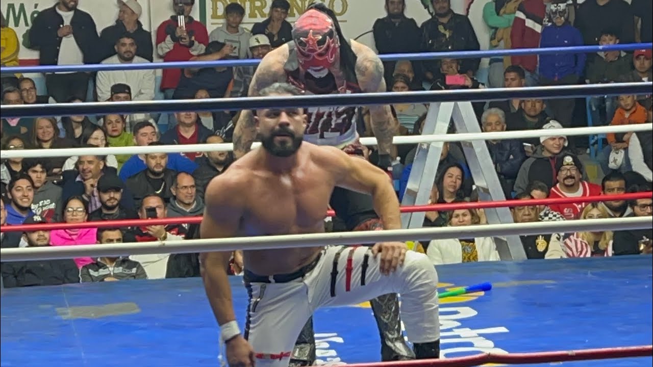 Andrade El Ídolo vs Penta el Zero M vs Cinta de Oro vs DMT Azul