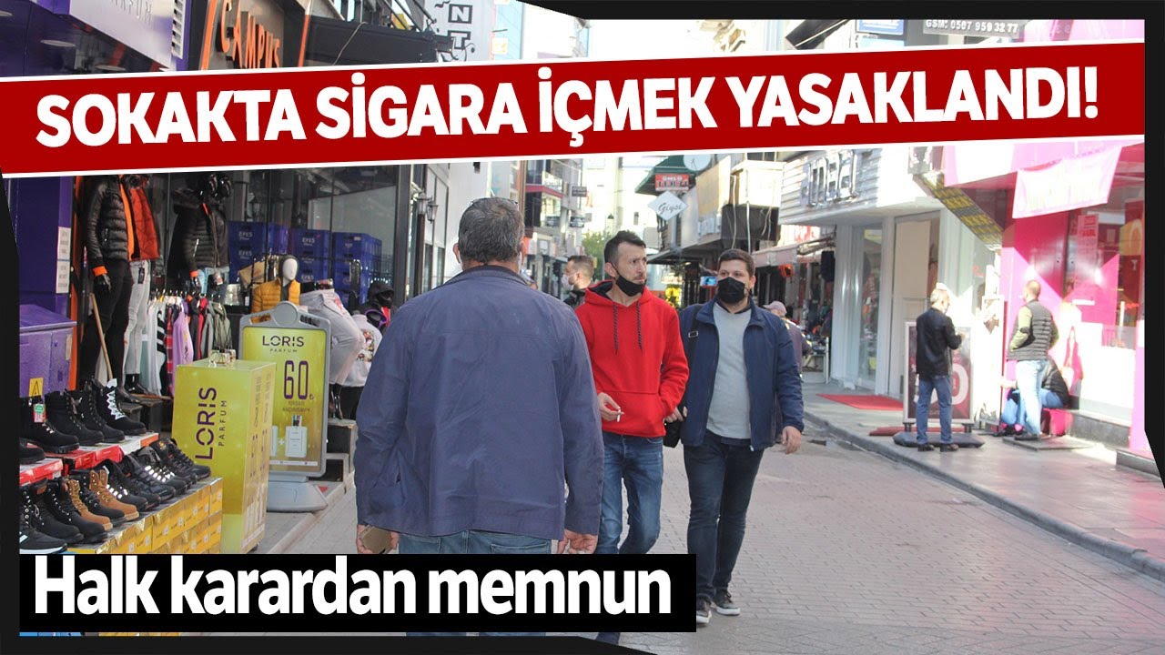 Isparta’da Sigara Yasağına Vatandaşlardan Destek