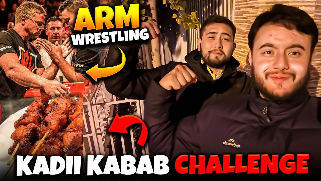 Kaddi kabab Challenge with my Cousin | Arm Wrestling | Kaddi Kabab food vlog Quetta