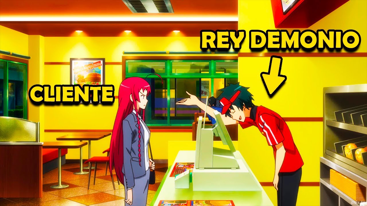 🔸PERDIÓ SU MAGIA Y PASO DE SER UN REY DEMONIO A UN TRABAJADOR DE MC DONALD- Hataraku Maou-sama!