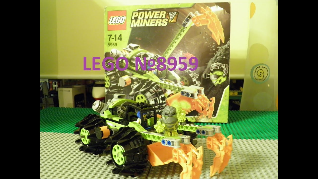 Обзор LEGO power miners № 8959
