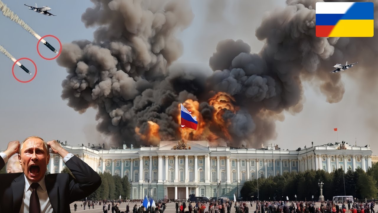 2 Minutes Ago! 340 Drones Carrying Deadly US Missiles Bombed President Putin's Private Residence