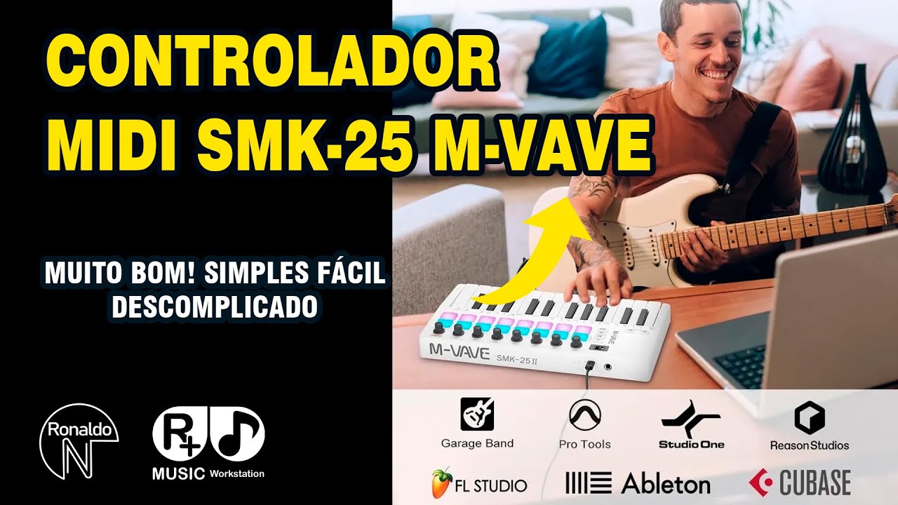 CONTROLADOR MIDI SMK25 M-VAVE