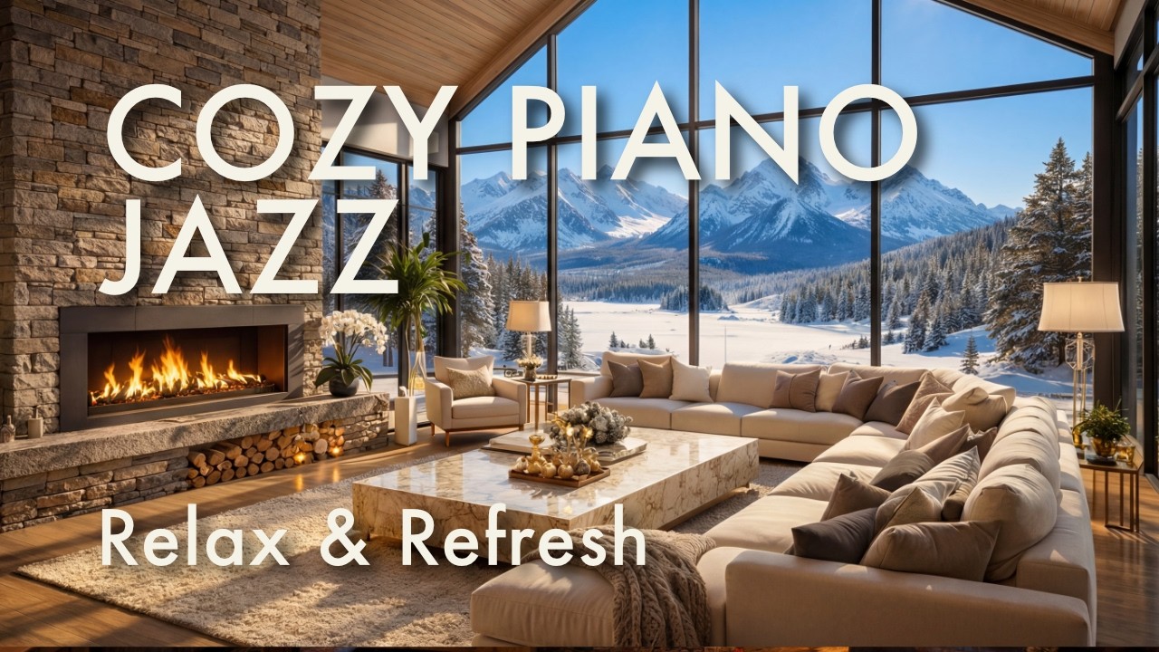 Cozy Piano Jazz ☕ Relax & Refresh | Smooth Jazz for Stress Relief & to Refresh Your Day