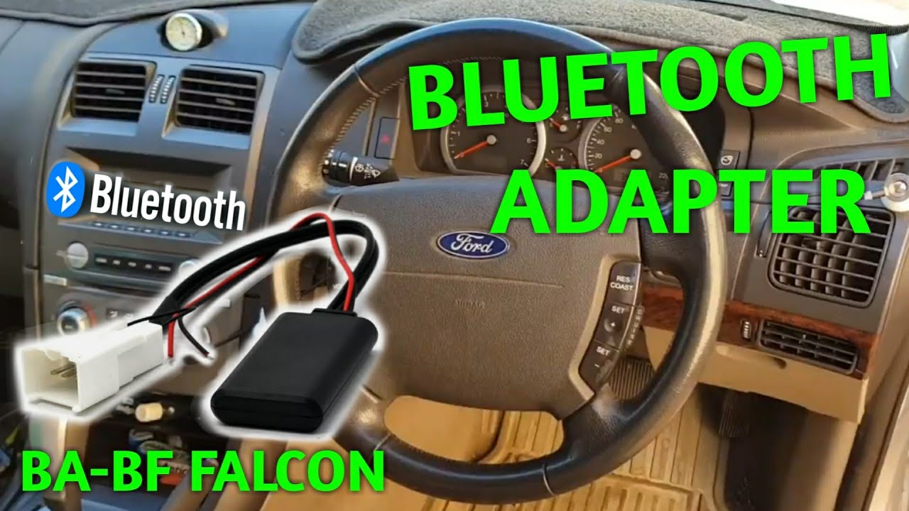 How to connect a Bluetooth music Adapter to Ba/Bf Falcon from ebay Step by Step DIY